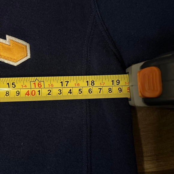 Navy and yellow UCSC Santa Cruz crewneck sweatshirt sportswear MEN SIZE S - Picture 3 of 5